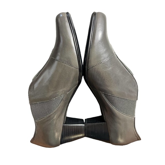 Everybody By BZ. Moda Gray Leather Boots Women's Size 8.5 US‎ 39 EU - Picture 4 of 6